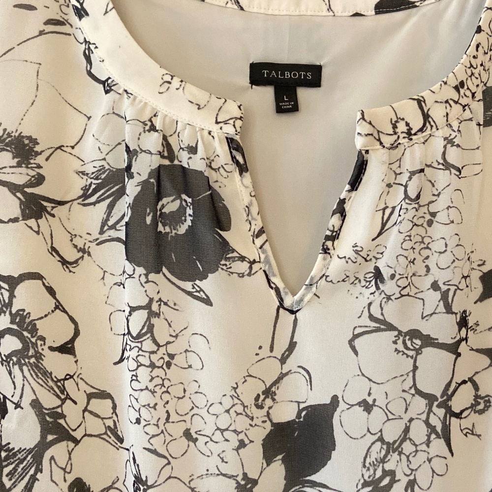 Talbots lined blouse - Picture 2 of 3